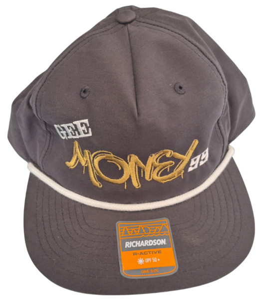 Grey Rope Brim Hat